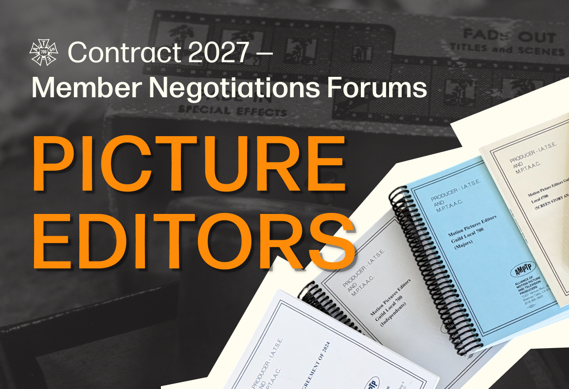 <span class=''>Member Negotiations Forum: PICTURE EDITORS</span>